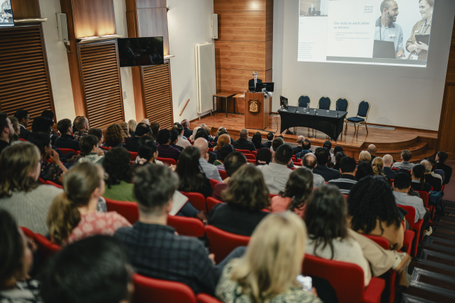 Conference in Maurice Bloch Theatre